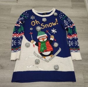 Ugly Christmas Sweater Dress - Medium **FAST SHIPPING**